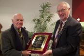 Presentation of Life Membership by President John